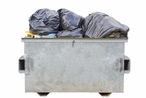 Professionals conducting garage clearance in Limehouse