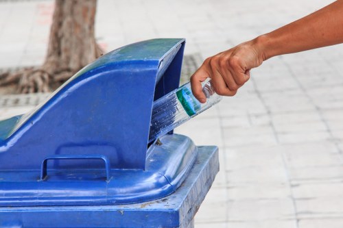 Recycling process in action at a Limehouse facility