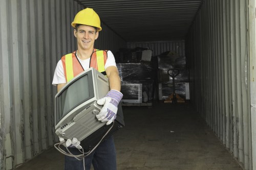 Secure electronic waste disposal process